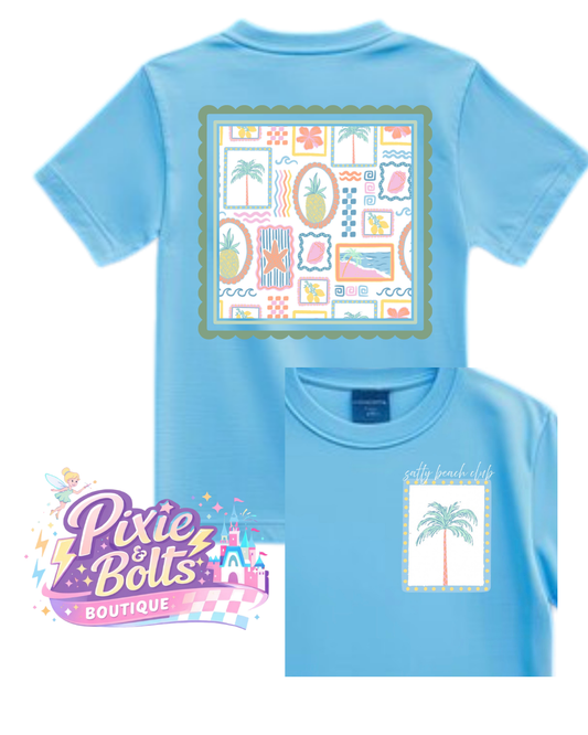 Salty Beach Club Tee